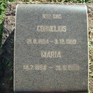 NIEKERK Cornelius, van 1884-1960 &amp; Maria 1894-1983 _1
