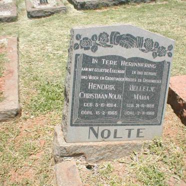NOLTE Hendrik Christiaan 1884-1965 &amp; Helletje Maria 1889-1968