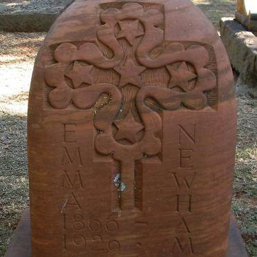 NEWHAM Emma 1866-1926