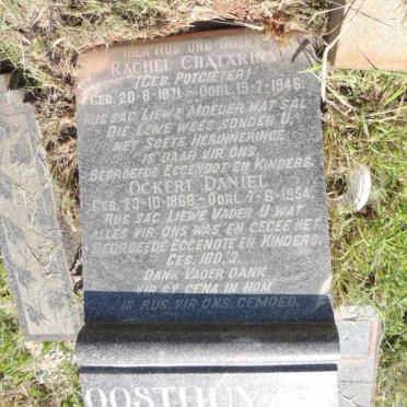 OOSTHUYZEN Ockert Daniel 1868-1954 & Rachel Chatarina POTGIETER 1871-1946