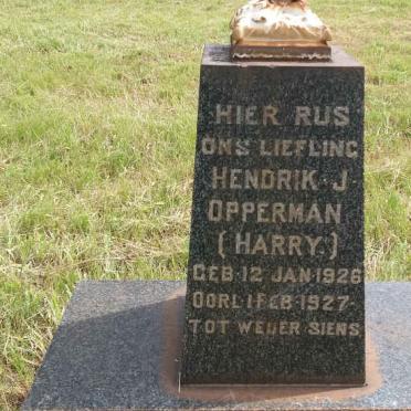 OPPERMAN Hendrik J. 1926-1927