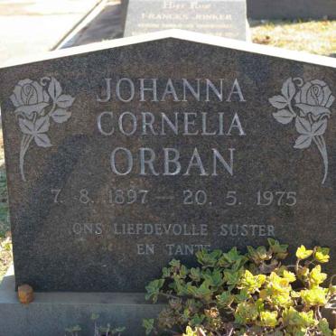 ORBAN Johanna Cornelia 1897-1975