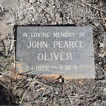 OLIVER John Pearce 1922-198?