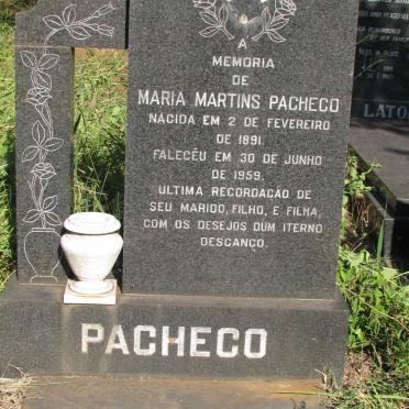 PACHECO Maria Martins 1891-1959