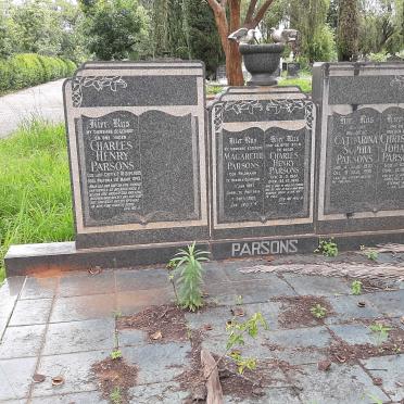 PARSONS Charles Henry 1889-1949 &amp; Magarethe FELDMANN 1887-1923 :: PARSONS Catharina Sophia 1930-1930 