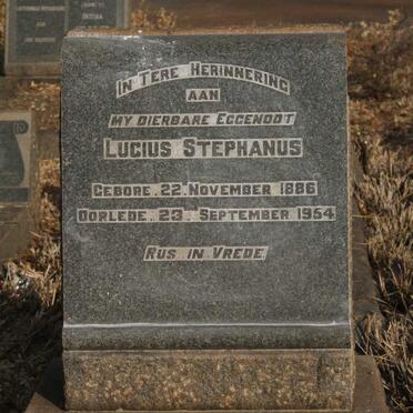 POEL Lucius Stephanus, van der 1886-1954