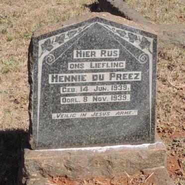 PREEZ Hennie, du 1939-1939