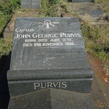 PURVIS John George 1870-1956 