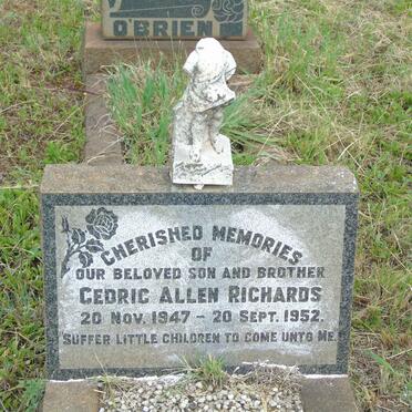 RICHARDS Cedric Allen 1947-1952