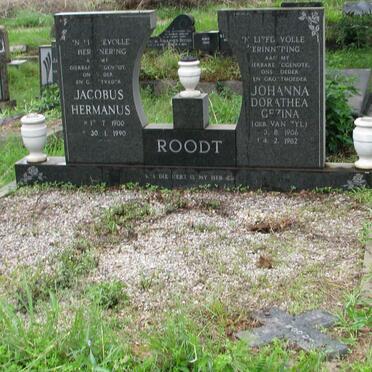 ROODT Jacobus Hermanus 1900-1990 & Johanna Dorathea Gezina VAN ZYL 1906-1982 :: ROODT J.L. 1940-2017