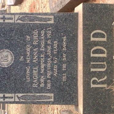 RUDD Rachel Anna -1923