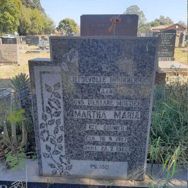 SALOMON Martha Maria nee BOUWER 1897-1986