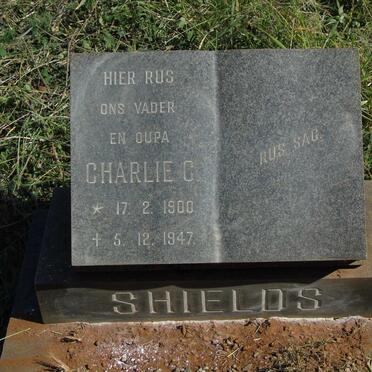 SHIELDS Charlie C. 1900-1947