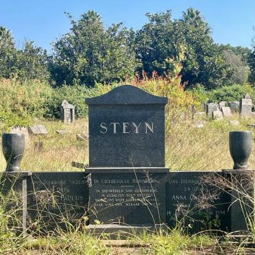 STEYN Petrus Paulus Albertus 1892-1954 &amp; Anna Catharina HEYNS 1898-1954