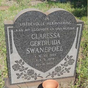 SWANEPOEL Claressa Gertruida 1955-1979