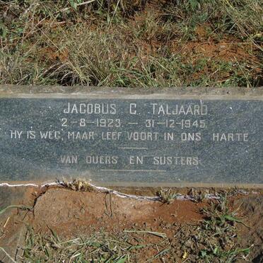TALJAARD Jacobus C. 1923-1945