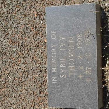 THOMSEN Sybil Ivy 1908-1975
