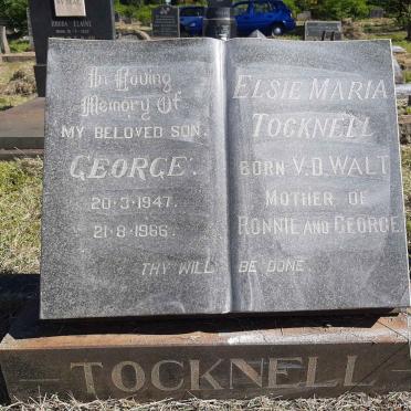 TOCKNELL Elsie Maria nee V.D.WALT :: TOCKNELL George 1947-1966