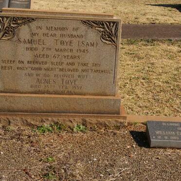 TOYE Samuel -1945 & Agnes -1957 :: GEE William Ernest 19?8-1980 _1