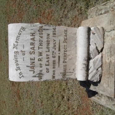 THOMSON Jane Sarah -1914