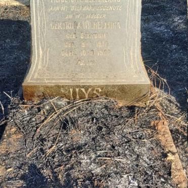 UYS Gertruida Wilhelmina nee STRYDOM 1910-1952