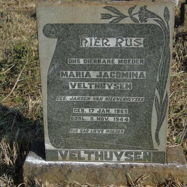 VELTHUYSEN Maria Jacomina nee JANSEN VAN NIEUWENHUYSEN 1869-1944