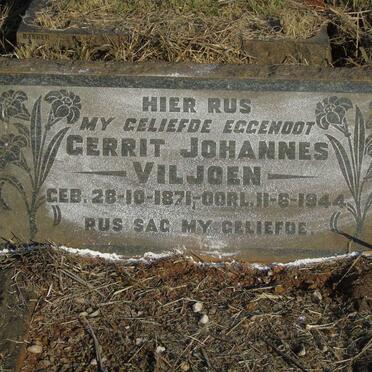 VILJOEN Gerrit Johannes 1871-1944