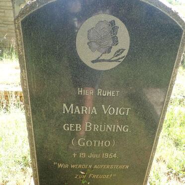 VOIGT Maria nee BRUNING -1954
