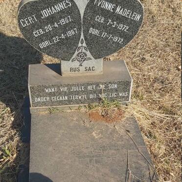 VUUREN Gert Johannes, van 1967-1967 :: VUUREN Yvonne Madelein, van 1972-1972