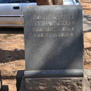 WAAL Daniel, de 1873-1938