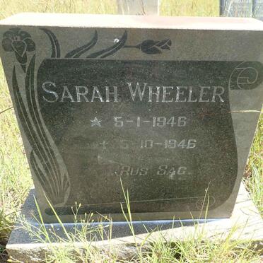 WHEELER Sarah 1946-1946
