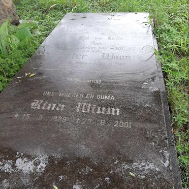 WIUM Pieter 1915-1985 &amp; Rina 1928-2001