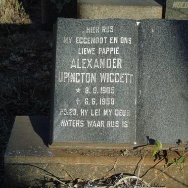 WIGGETT Alexander Upington 1905-1958