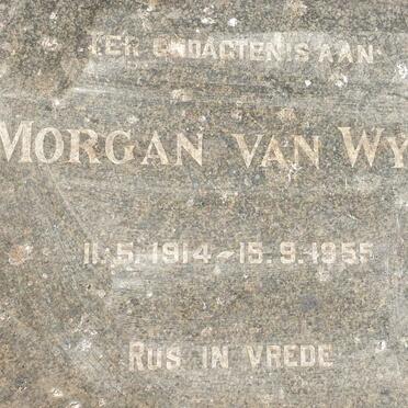 WYK Morgan, van 1914-1955