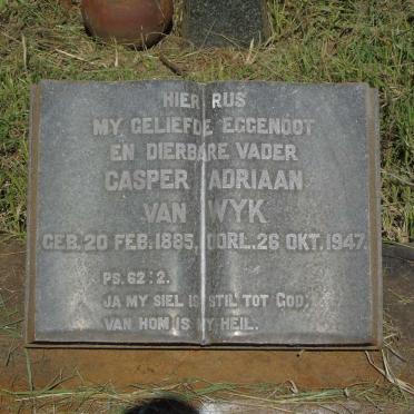 WYK Casper Adriaan, van 1885-1947