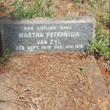 ZYL Martha Petronella, van 1918-1918