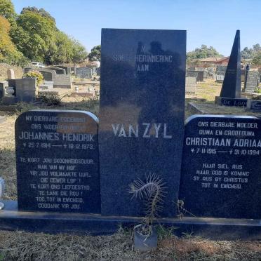 ZYL Johannes Hendrik, van 1914-1973 &amp; Christiaan Adriaan 1915-1994