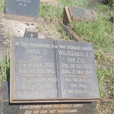 ZYL Wilhelmus J.S., van 192?-1949 :: SMIT Anna J. 1926-1949 