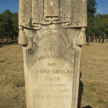 ZULCH Johanna Carolina 1869-1949