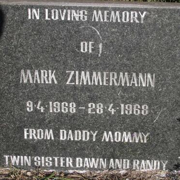 ZIMMERMANN Mark 1968-1968