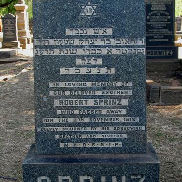 SPRINZ Robert -1912