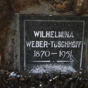 TUSCHHOFF Wilhelmina, WEBER- 1870-1951