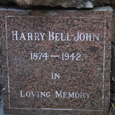 JOHN Harry, BELL- 1874-1942