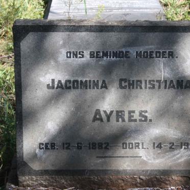 AYRES Jacomina Christiana 1882-1962