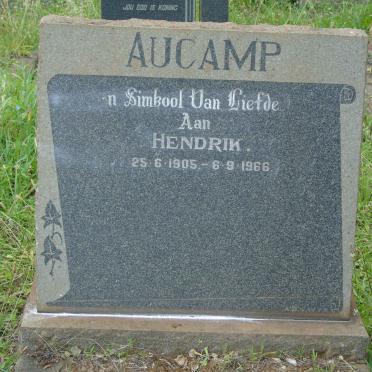 AUCAMP Hendrik 1905-1966