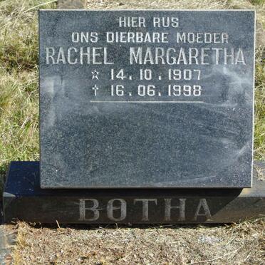 BOTHA Rachel Margaretha 1907-1998