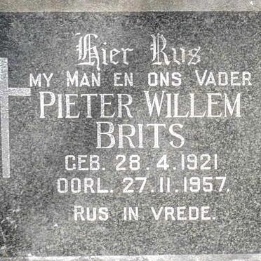 BRITS Pieter Willem 1921-1957