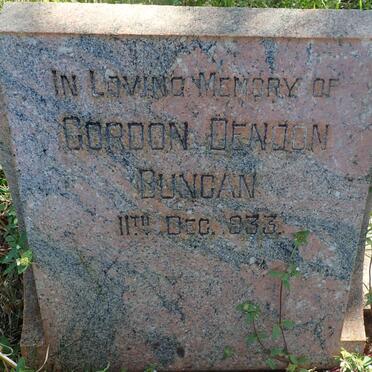 BUNGAN Gordon Denoon -1933