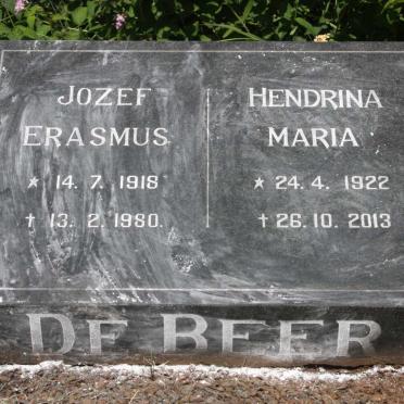 BEER Jozef Erasmus, de 1918-1980 &amp; Hendrina Maria 1922-2013