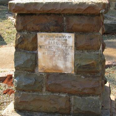 COOKE Harold, WELLINGTON -1958